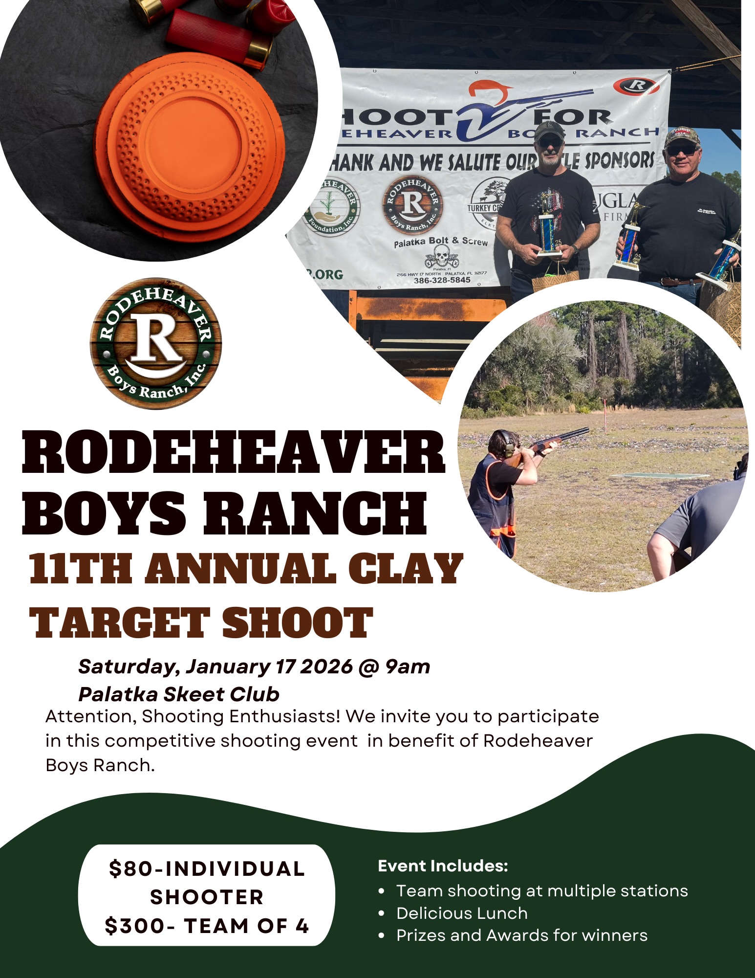 11th Annual Rodeheaver Boys Ranch Clay Target Shoot – Visit Palatka